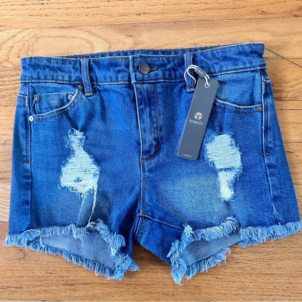 New Tractor Denim Shorts Size 16